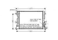 Radiator, engine cooling 02002184 International Radiators