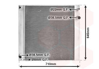 Radiator, engine cooling 02002229 International Radiators