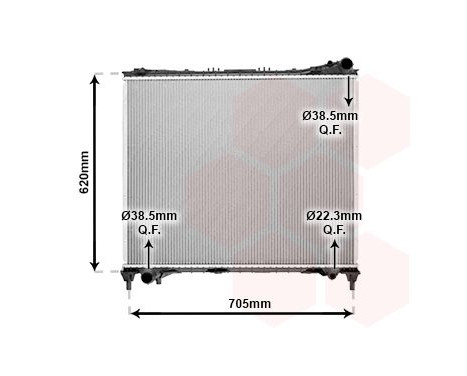 Radiator, engine cooling 02002337 International Radiators