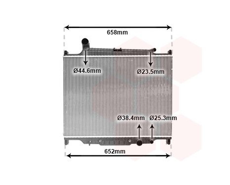 Radiator, engine cooling 02012704 International Radiators