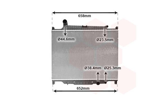 Radiator, engine cooling 02012704 International Radiators