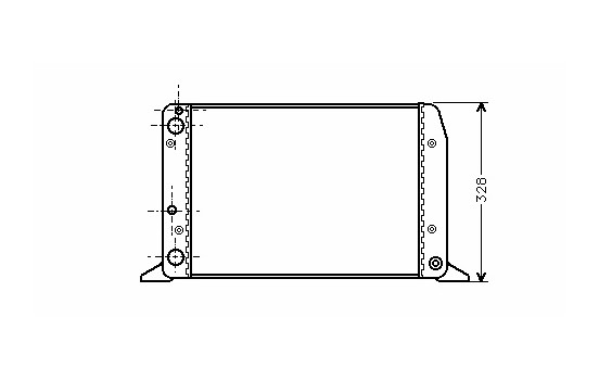 Radiator, engine cooling 03002028 International Radiators, Image 2