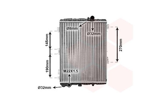 Radiator, engine cooling 03002038 International Radiators