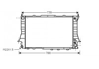 Radiator, engine cooling 03002101 International Radiators
