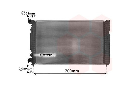 Radiator, engine cooling 03002189 International Radiators, Image 2