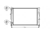 Radiator, engine cooling 03002189 International Radiators