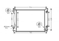 Radiator, engine cooling 03002231 International Radiators
