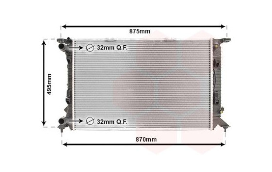 Radiator, engine cooling 03002292 International Radiators