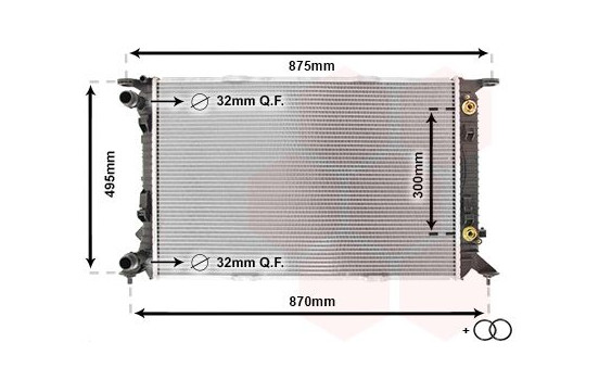 Radiator, engine cooling 03002293 International Radiators Plus, Image 2
