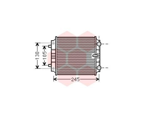 Radiator, engine cooling 03002336 International Radiators, Image 2