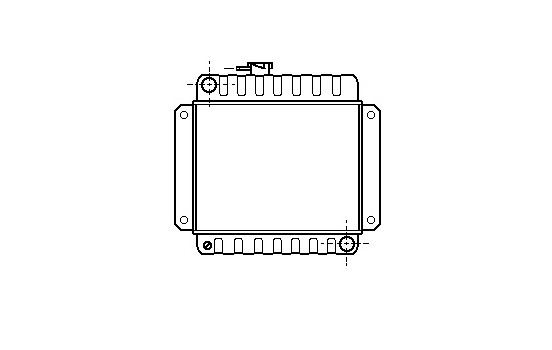 Radiator, engine cooling 06002002 International Radiators