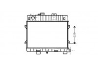 Radiator, engine cooling 06002031 International Radiators