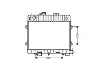 Radiator, engine cooling 06002032 International Radiators