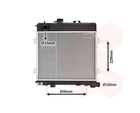 Radiator, engine cooling 06002032 International Radiators, Image 2
