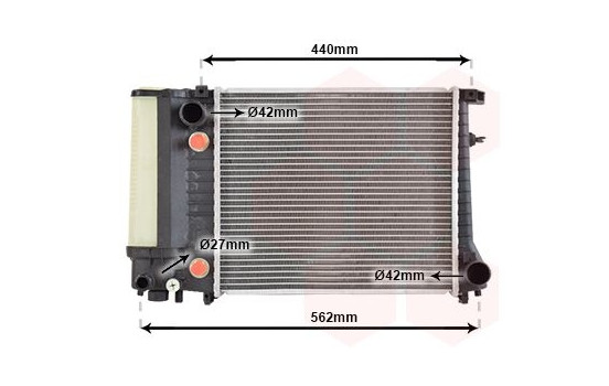 Radiator, engine cooling 06002082 International Radiators, Image 2