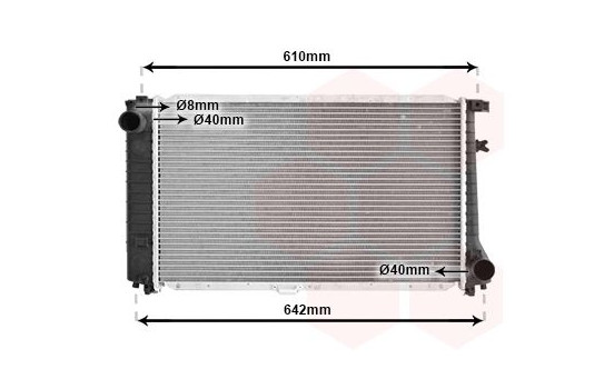 Radiator, engine cooling 06002104 International Radiators, Image 2