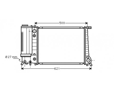 Radiator, engine cooling 06002106 International Radiators