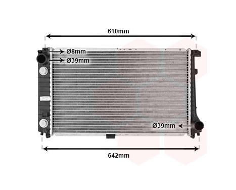 Radiator, engine cooling 06002126 International Radiators, Image 2