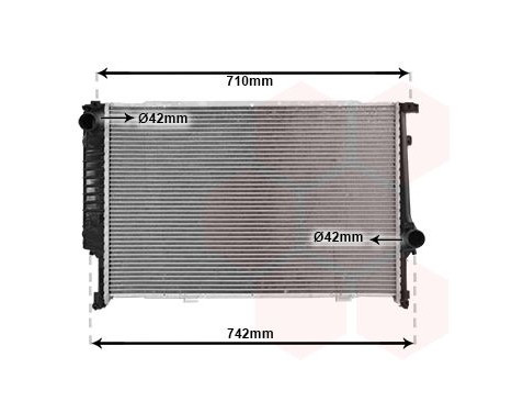 Radiator, engine cooling 06002133 International Radiators, Image 2