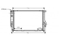 Radiator, engine cooling 06002134 International Radiators