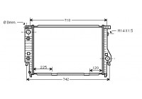 Radiator, engine cooling 06002145 International Radiators