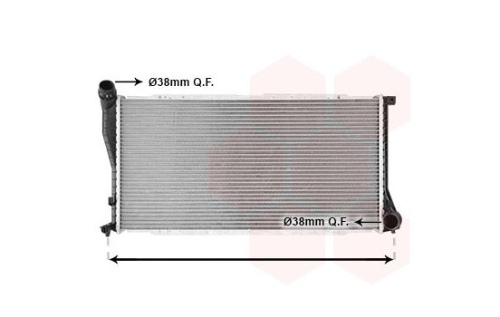 Radiator, engine cooling 06002234 International Radiators, Image 2