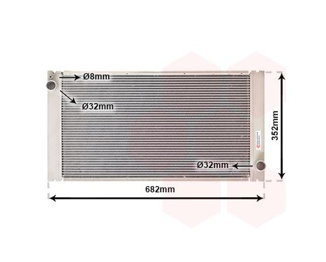 Radiator, engine cooling 06002333 International Radiators, Image 2