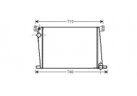 Radiator, engine cooling 06002356 International Radiators