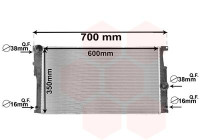 Radiator, engine cooling 06002447 International Radiators Plus