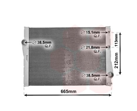 Radiator, engine cooling 06002471 International Radiators