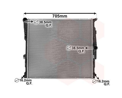 Radiator, engine cooling 06002548 International Radiators