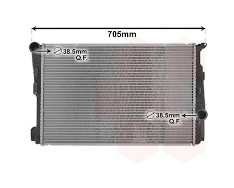 Radiator, engine cooling 06012709 International Radiators