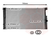 Radiator, engine cooling 06012766 International Radiators