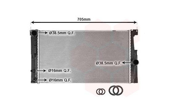 Radiator, engine cooling 06012766 International Radiators