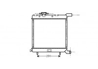 Radiator, engine cooling 07002005 International Radiators