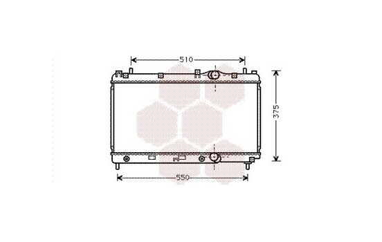 Radiator, engine cooling 07002031 International Radiators, Image 2