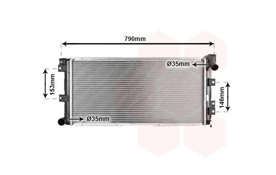 Radiator, engine cooling 07002033 International Radiators, Image 2