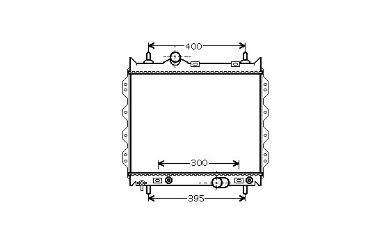 Radiator, engine cooling 07002072 International Radiators, Image 2