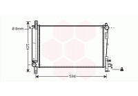 Radiator, engine cooling 07002080 International Radiators