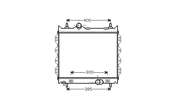Radiator, engine cooling 07002083 International Radiators