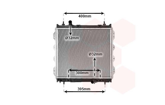 Radiator, engine cooling 07002083 International Radiators, Image 2