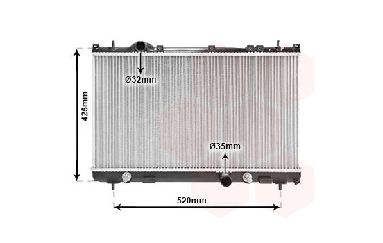 Radiator, engine cooling 07002087 International Radiators, Image 2