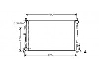 Radiator, engine cooling 07002092 International Radiators