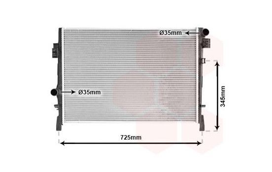 Radiator, engine cooling 07002105 International Radiators