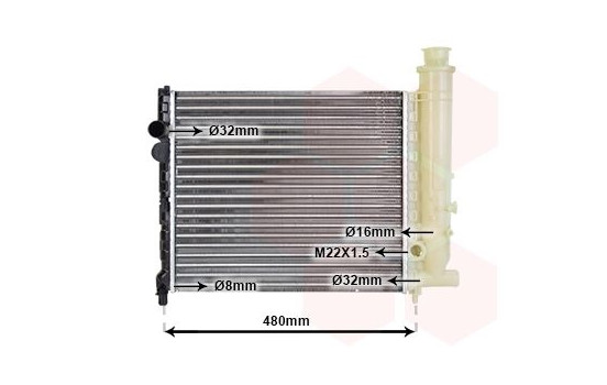 Radiator, engine cooling 09002013 International Radiators, Image 2