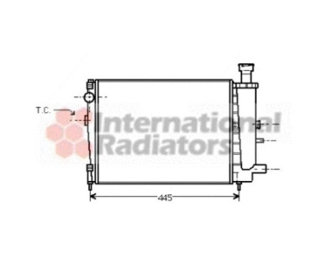 Radiator, engine cooling 09002027 International Radiators, Image 2