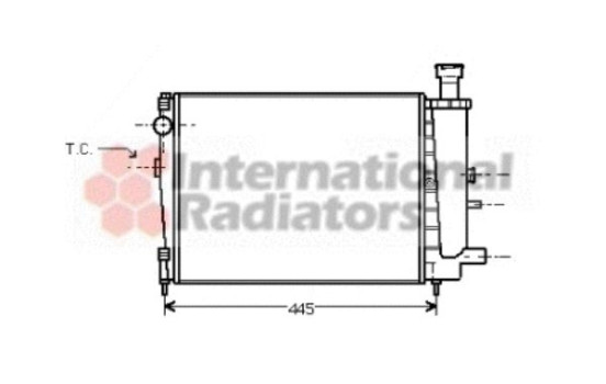 Radiator, engine cooling 09002027 International Radiators, Image 2