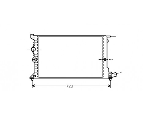 Radiator, engine cooling 09002072 International Radiators