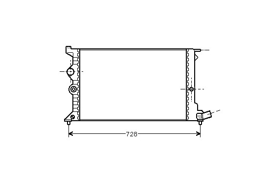 Radiator, engine cooling 09002072 International Radiators