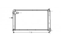 Radiator, engine cooling 09002074 International Radiators